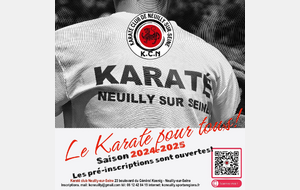 Saison 2024-25: les pré-inscriptions sont ouvertes!