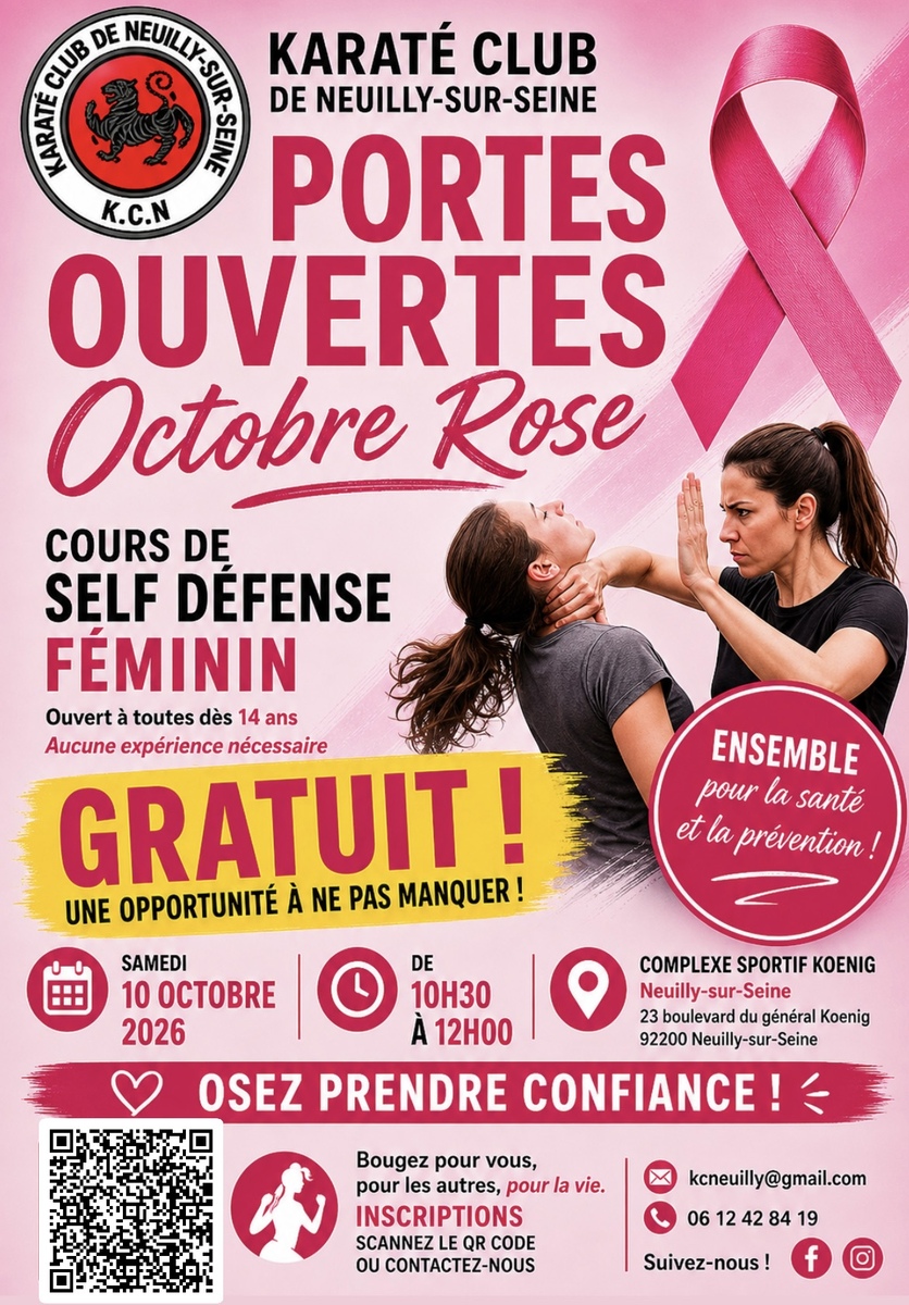 Octobre Rose: stage gratuit self-defense