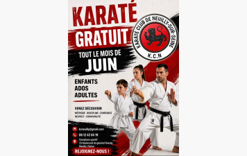 Gratuit au mois de juin!